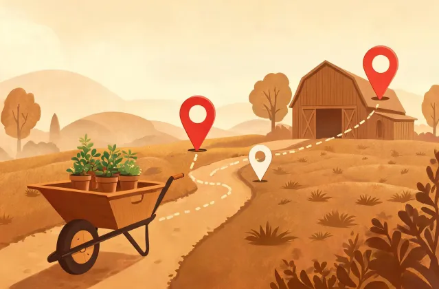 Procurement destination planning illustration
